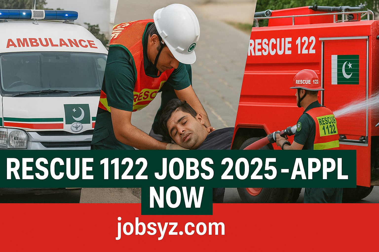Rescue 1122 Jobs 2025 | Apply Now