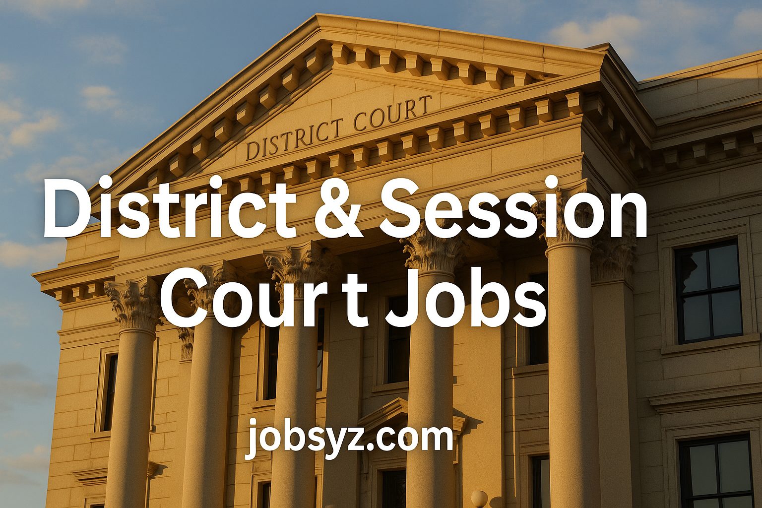 District and Session Court Jobs 2025 | Apply Now