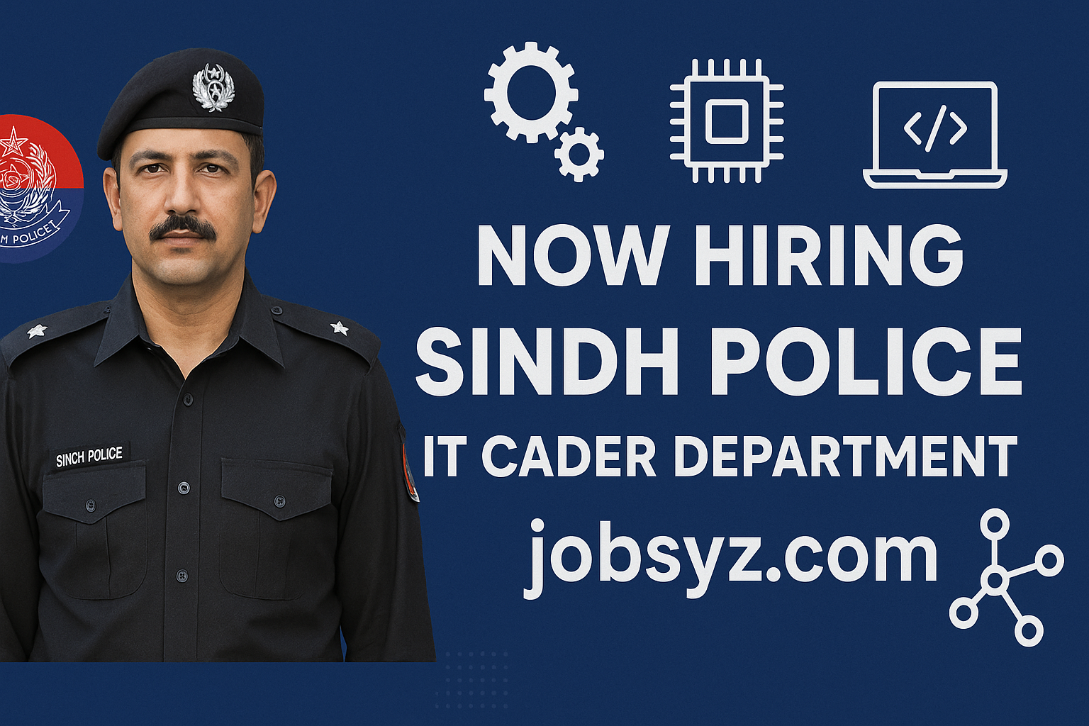 Sindh Police IT Cader Department Jobs 2025 | Today Apply Now